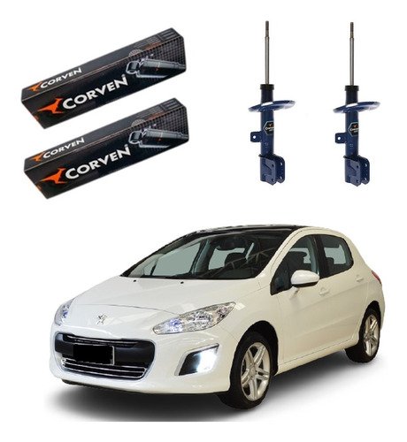 Par Amortecedor Dianteiro Corven Peugeot 308 2010-2019